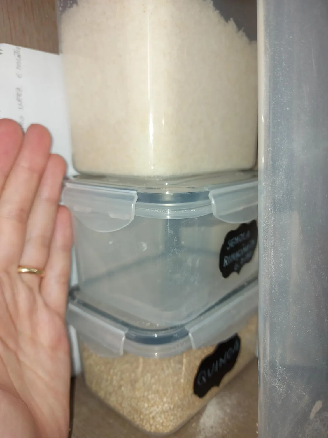 Yashe Contenitori Ermetici Alimenti Set 4 Pezzi 3,7 L Senza BPA
