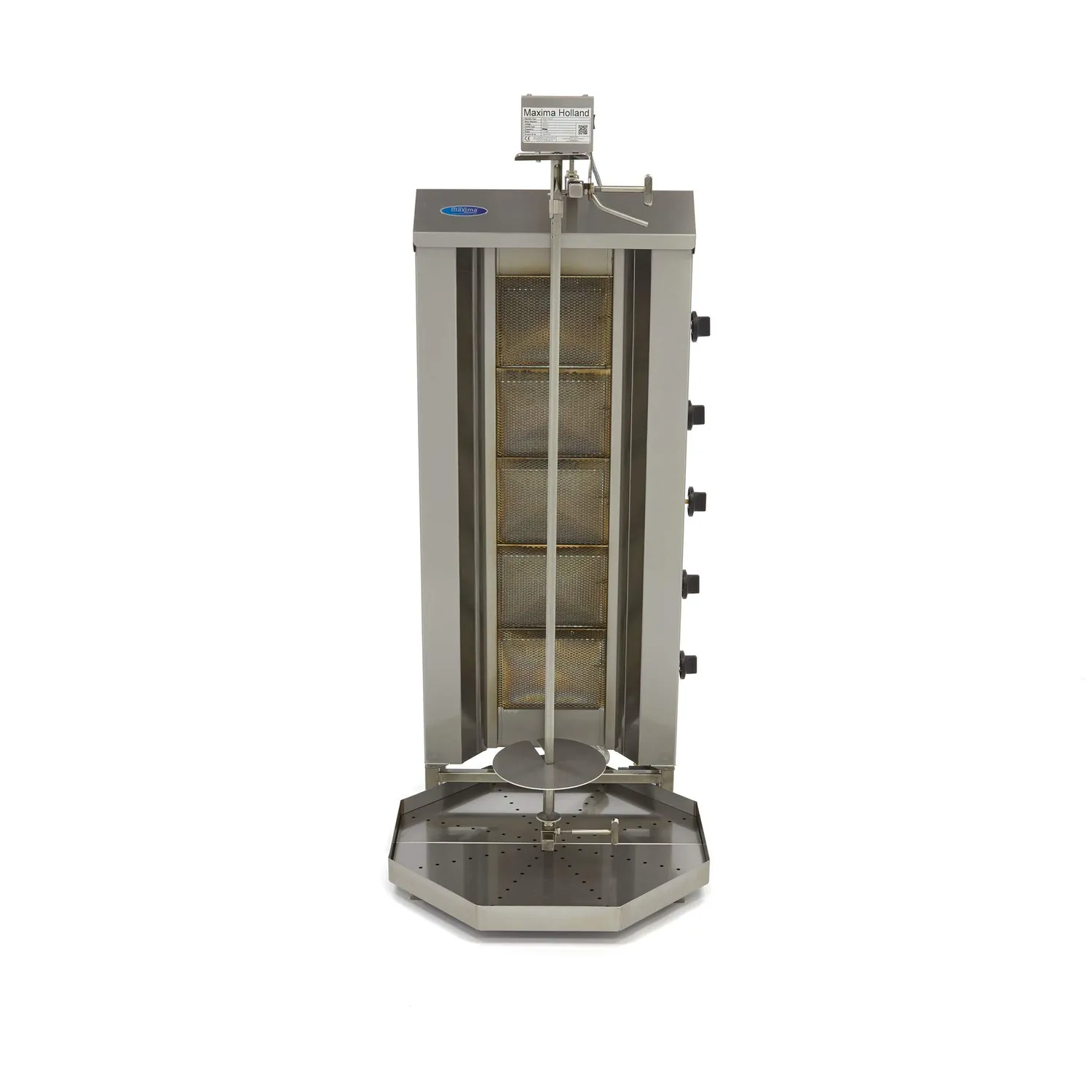 Pizza Maxima Döner Kebab 5 Bruciatori Gas Grill 80 kg