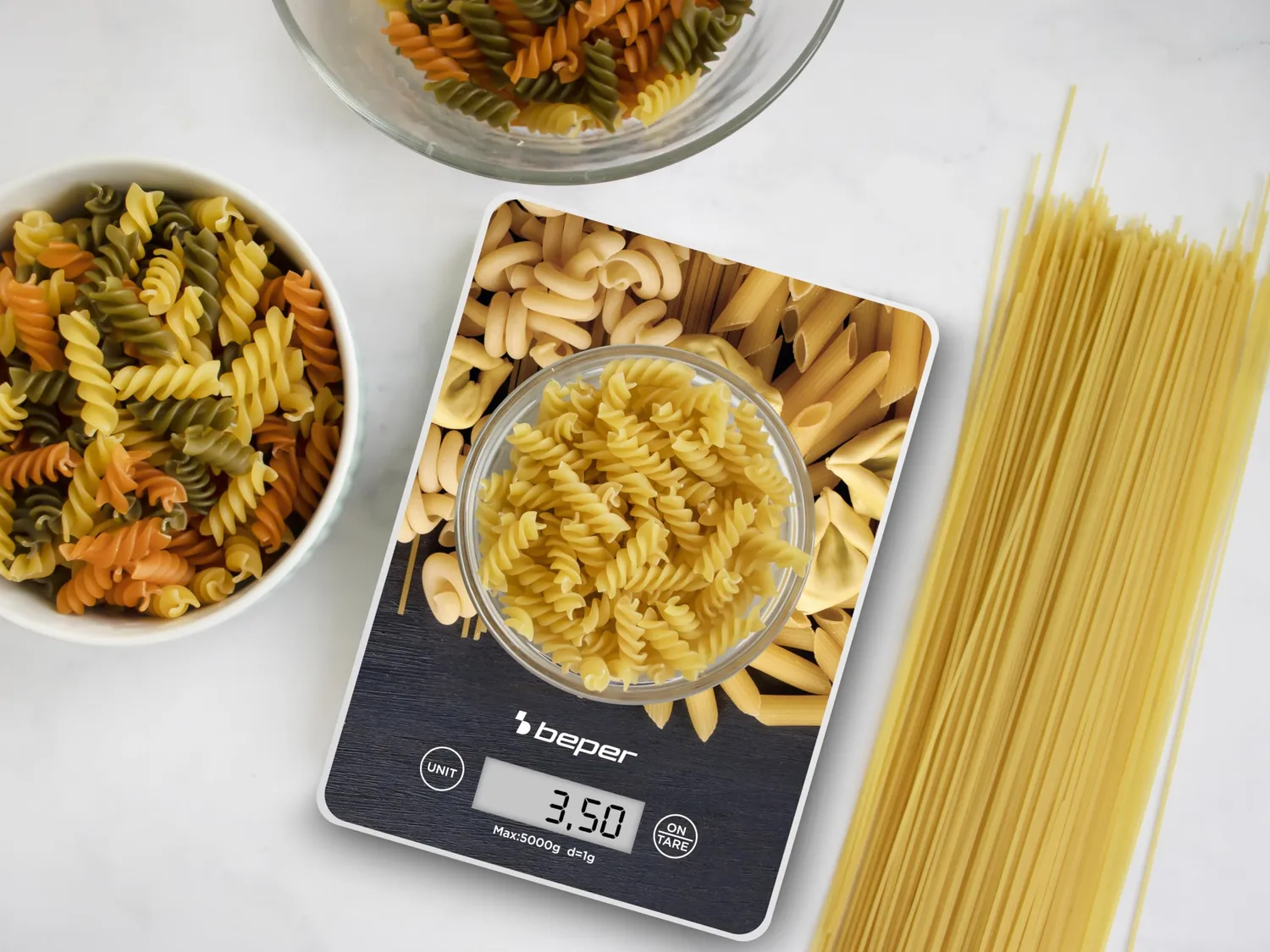 Beper P102BIL003 bilancia cucina digitale pasta 5 kg