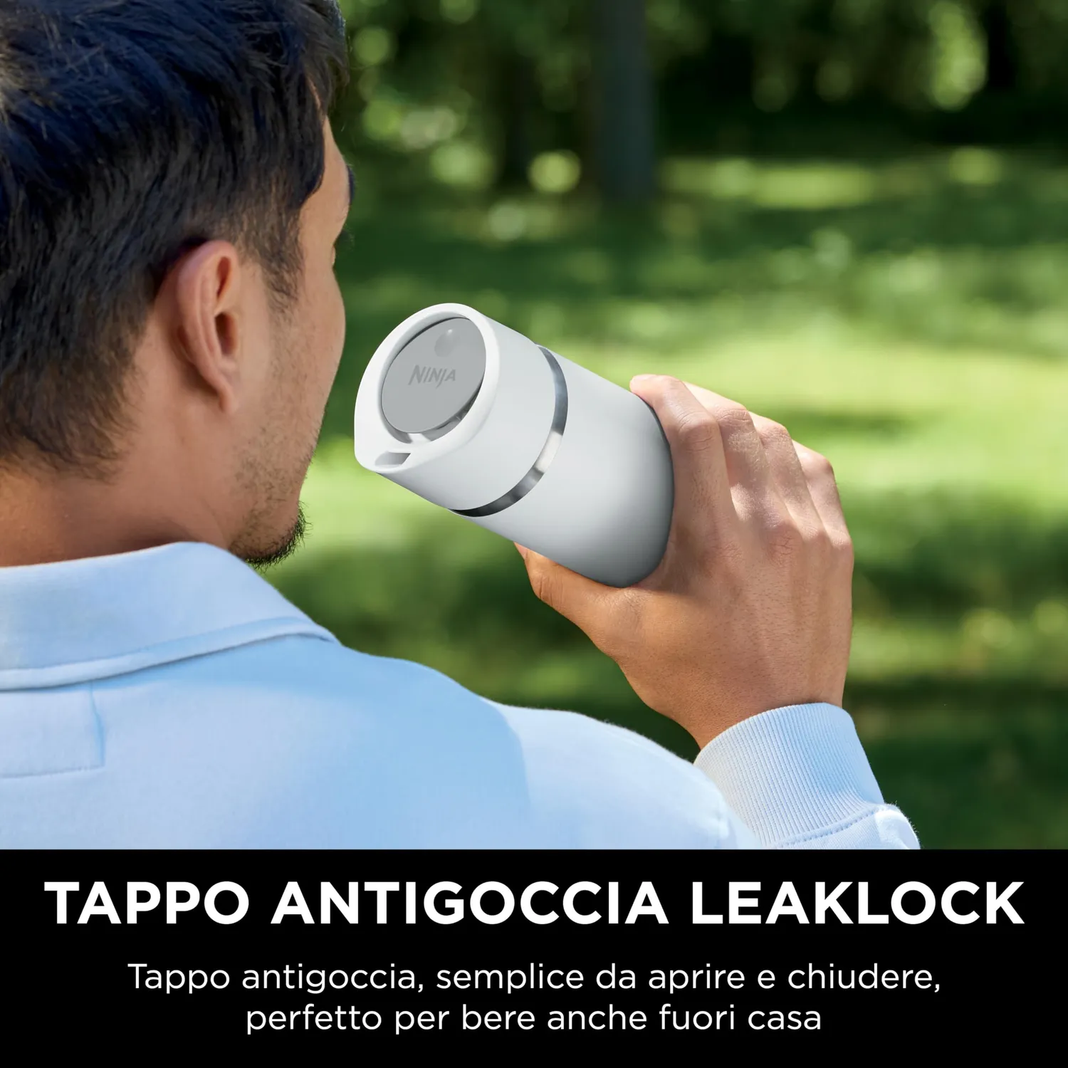 Ninja Sip Perfect DW1203EUUKWH borraccia termica 300 ml bianca
