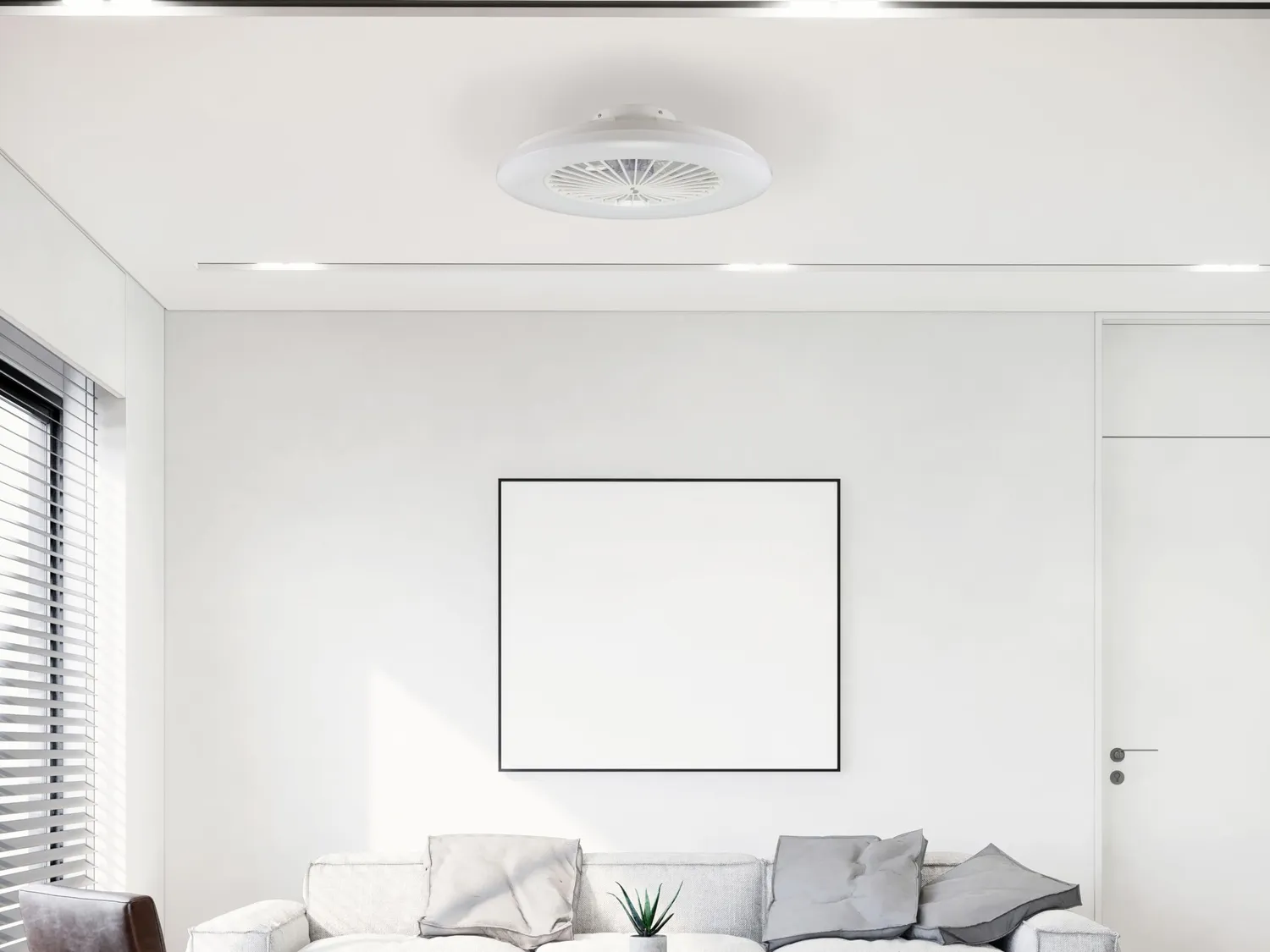 Beper P206VEN640 ventilatore soffitto 50 cm bianco LED