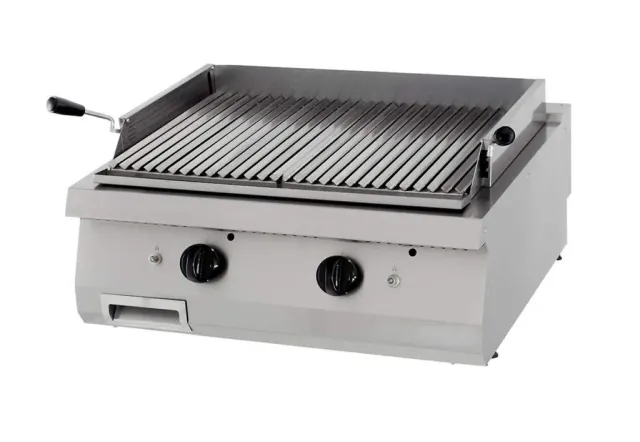 Pizza Maxima Heavy Duty barbecue gas doppia pietra lavica