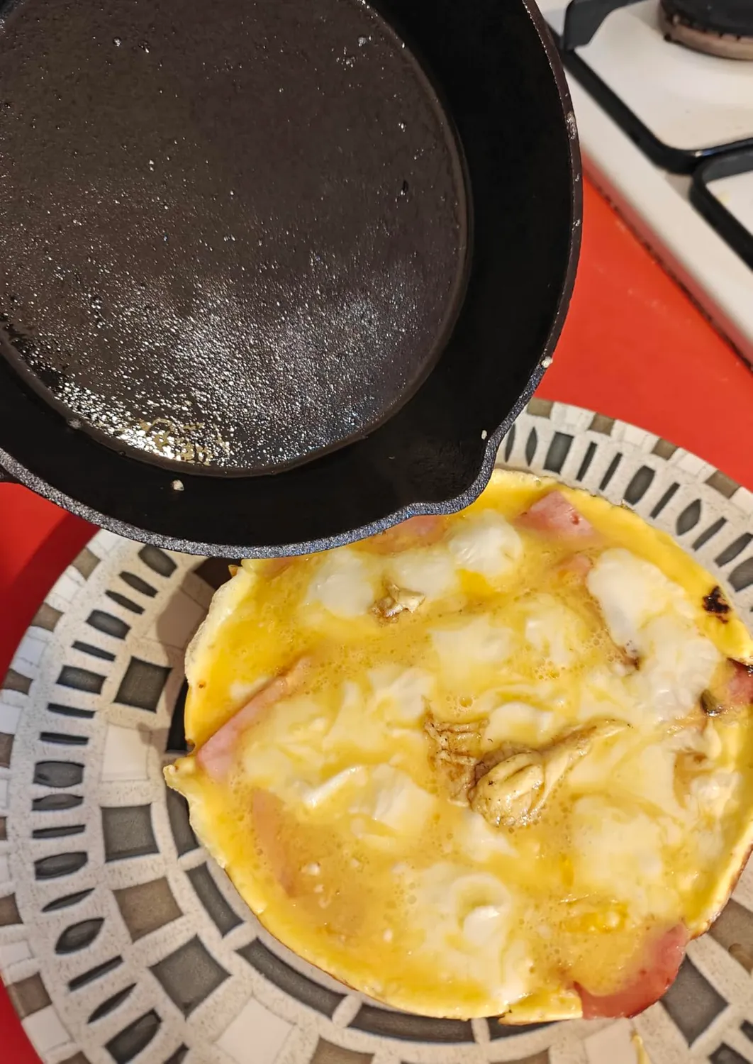 YASHE Padella in Ghisa 20cm con Manico per Forno e Induzione