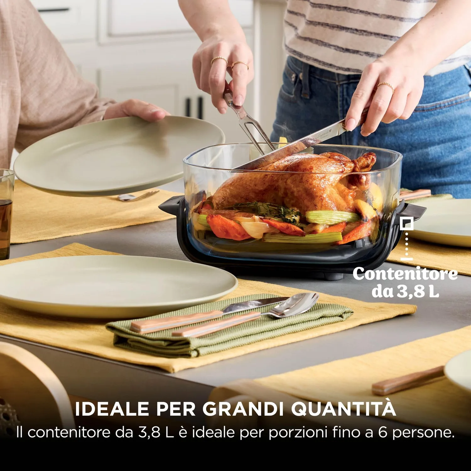Ninja CRISPi Friggitrice Aria Portatile 3,8L Bianca 1,4L