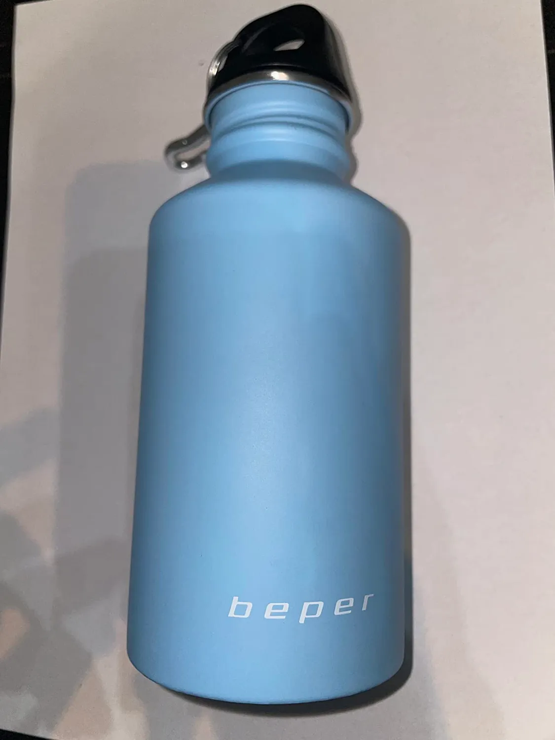 Beper C102BOT004 borraccia acciaio 500 ml azzurra