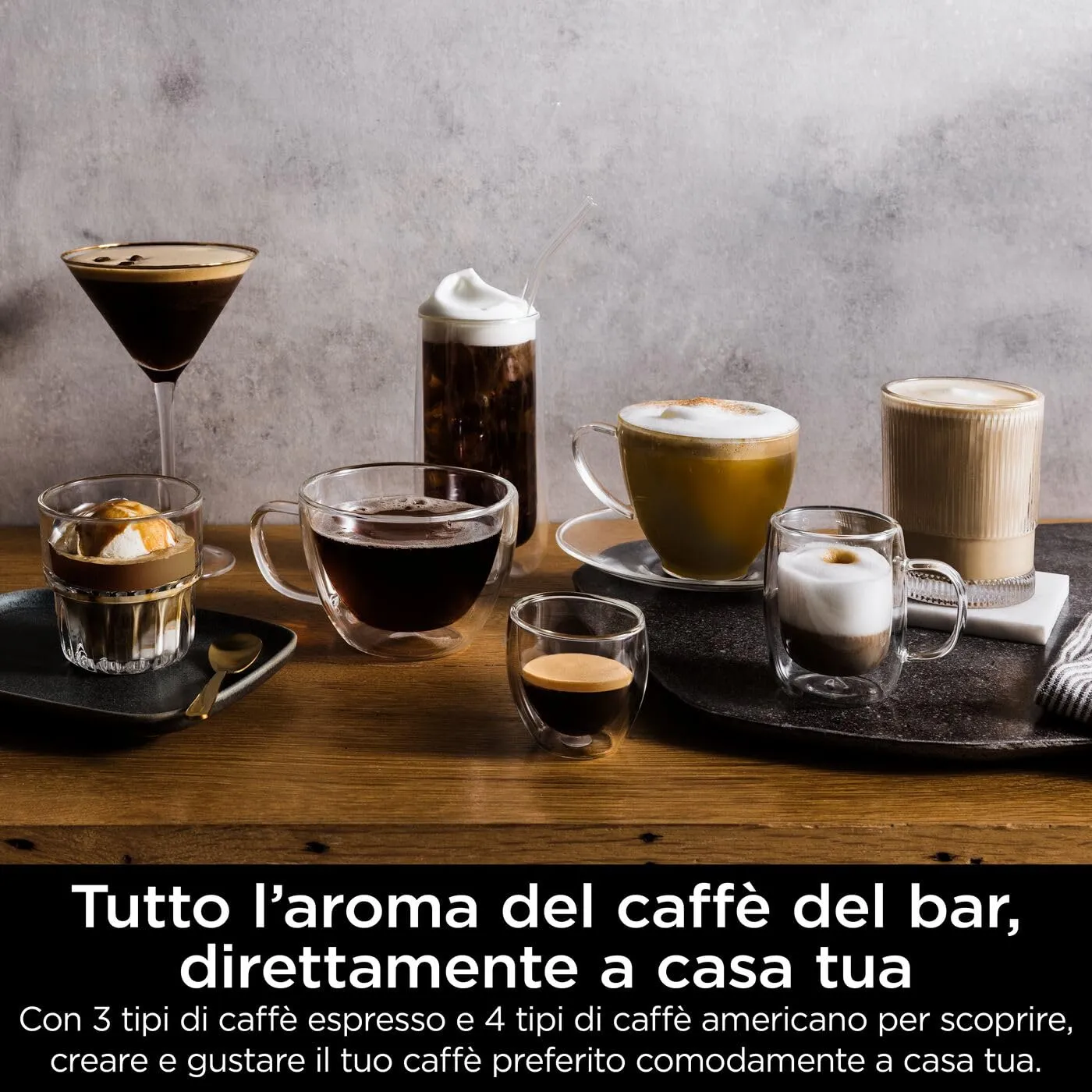 Ninja Luxe Premiere Macchina Caffè Espresso Grigio Metallizzato