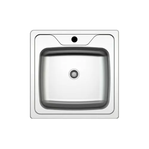 Samet N24435AS lavello incasso 50x50 monovasca inox