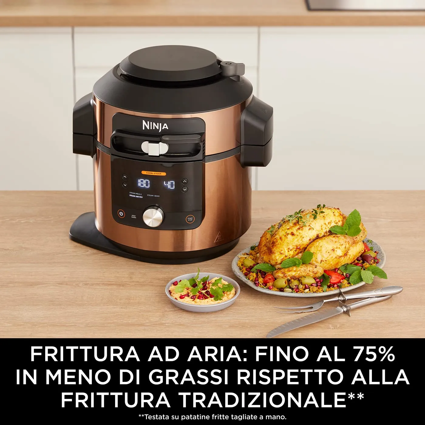 Ninja Foodi MAX OL650EUCP Multicooker 7,5L 12 Funzioni Rame