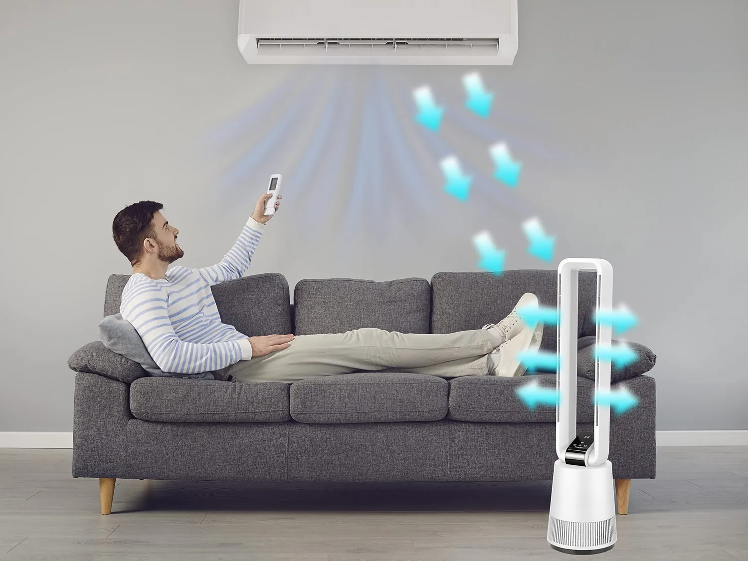 Beper P206VEN350 purificatore aria carboni attivi telecomando