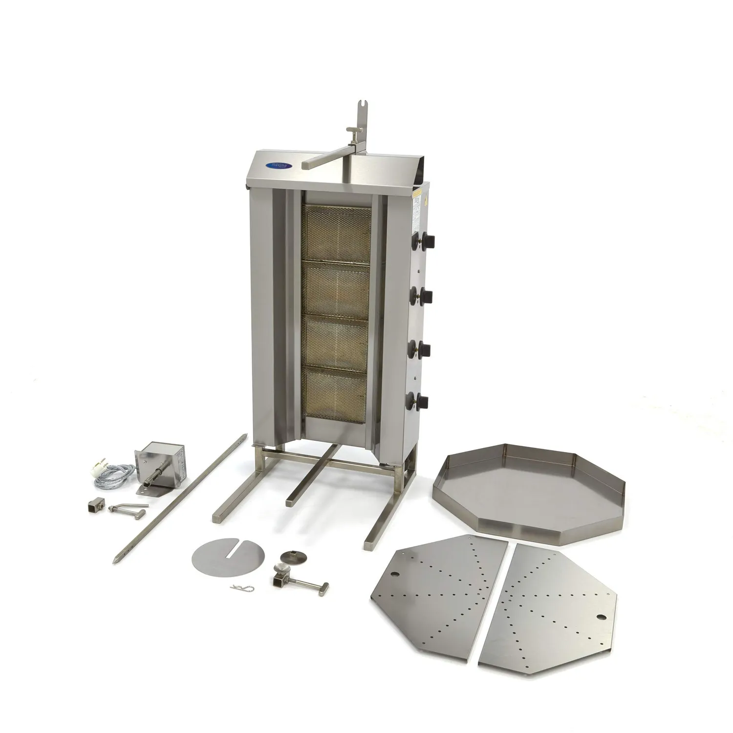 Pizza Maxima Grill Kebab 4 Fuochi Gas 50 kg