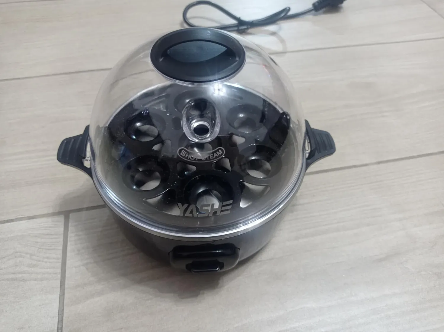 YASHE Cuociuova Elettrico 7 Uova Nero Automatico