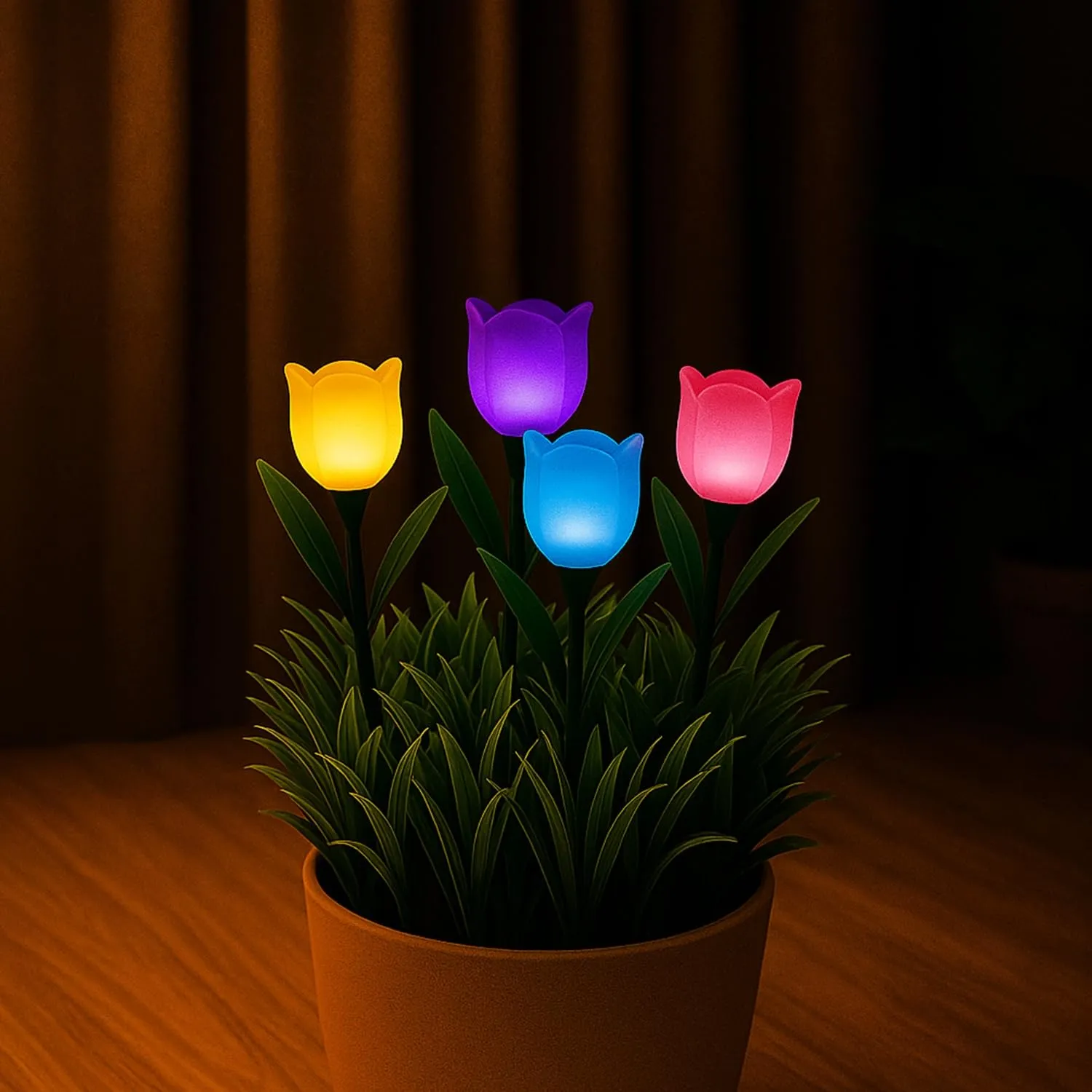 Beper P207ILO105 Set 4 Lampade Solari Tulipano LED