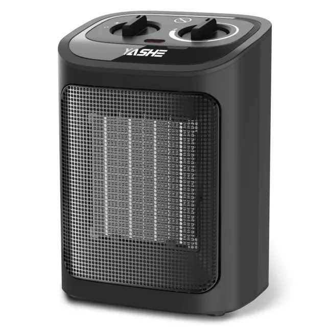 YASHE Stufa Elettrica Ceramica PTC 1500W 3 Modalità