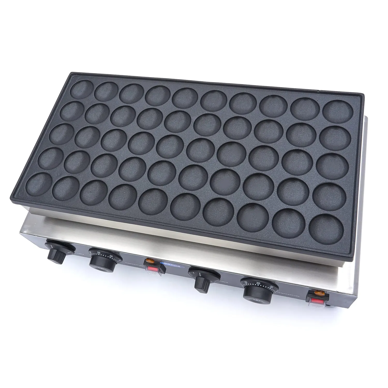 Maxima Mini Crepiera 50 Pezzi piastra elettrica 4,3 cm