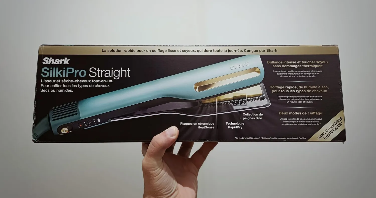 Shark SilkiPro Straight HT401EUBL piastra verde acqua