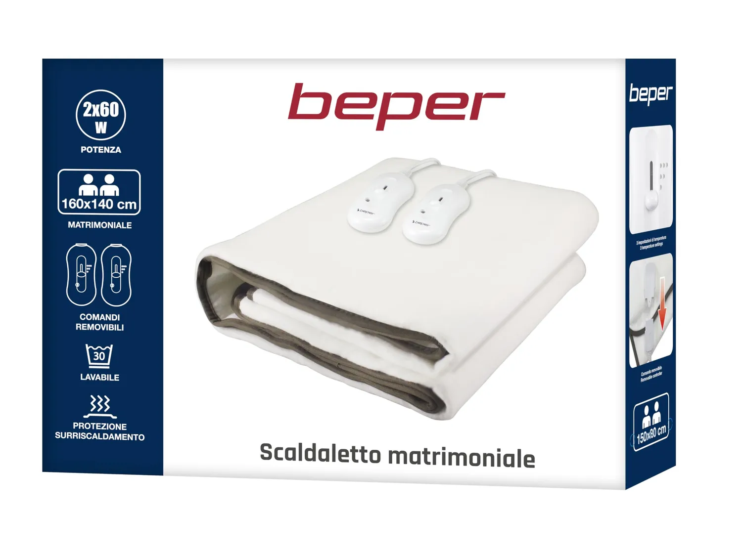 Beper P203TFO110 Scaldaletto Matrimoniale 160x140 3 Livelli