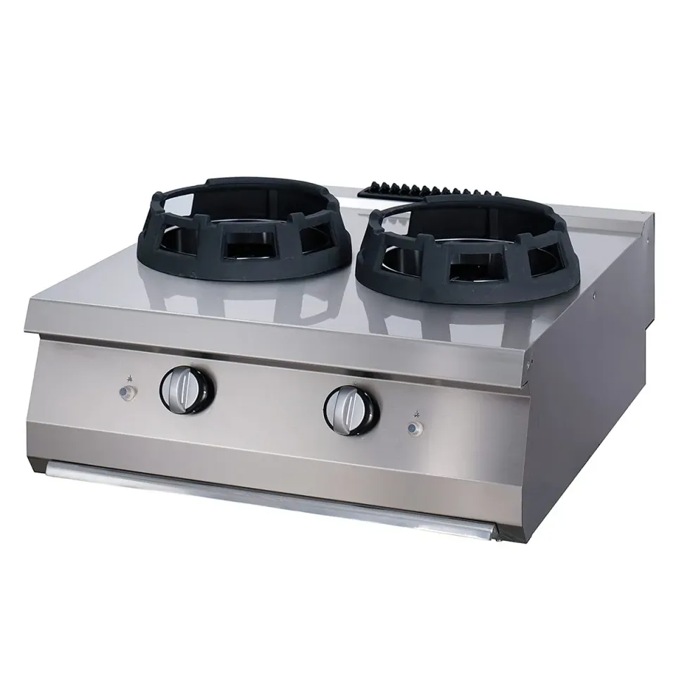 Maxima Premium Wok Bruciatore Doppio fornello gas 28,5 cm