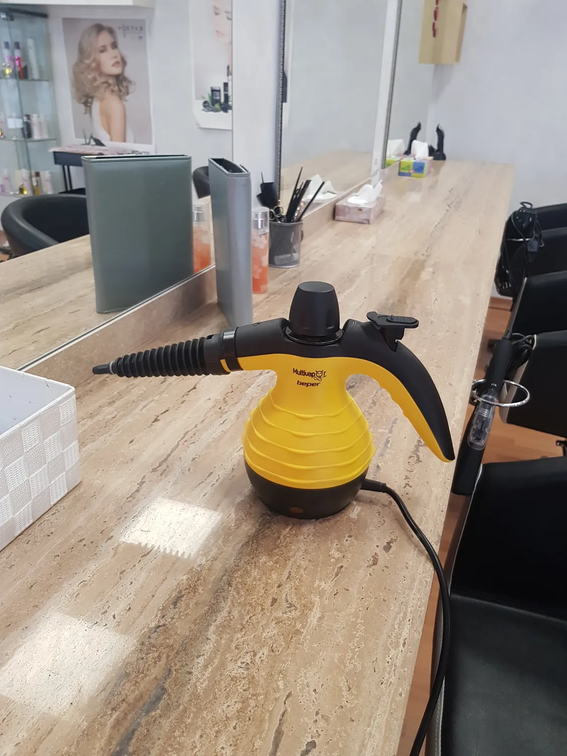 Beper pulitore a vapore 3,2 bar 350ml giallo nero