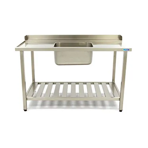 Maxima tavolo entrata lavastoviglie lavello sinistra 1200 inox