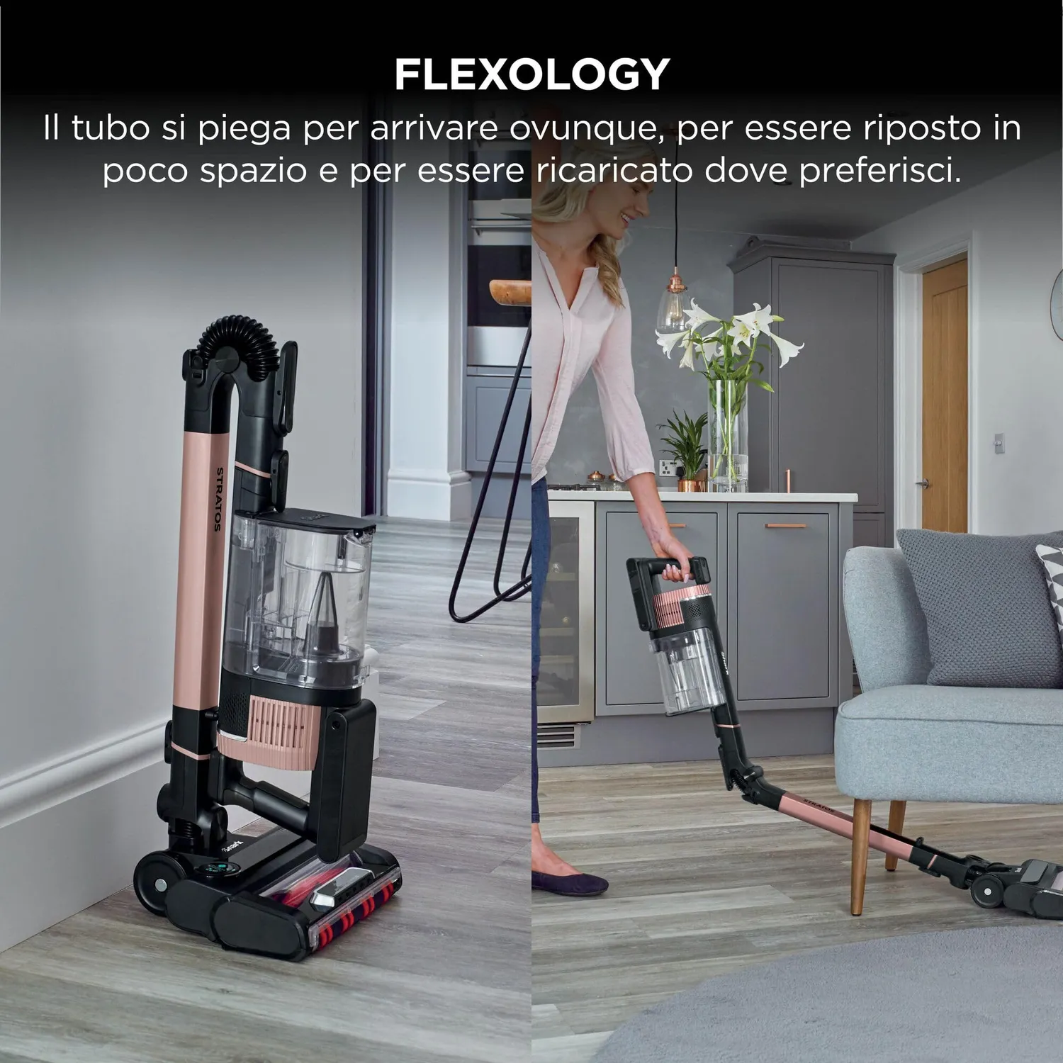 Shark Stratos Aspirapolvere Senza Filo Standard 60 min