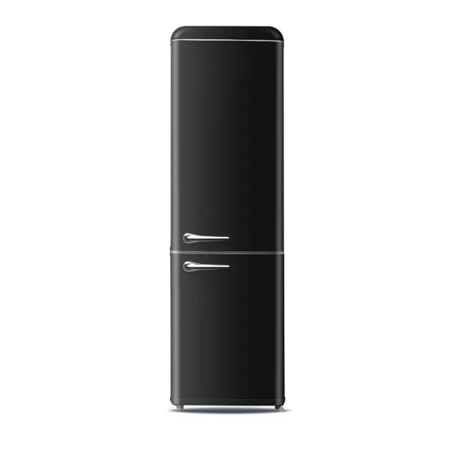 Samet Maremma frigo combinato retrò nero vintage