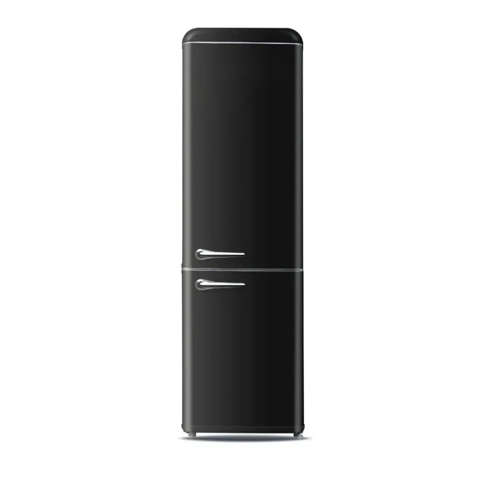 Samet Maremma frigo combinato retrò nero vintage