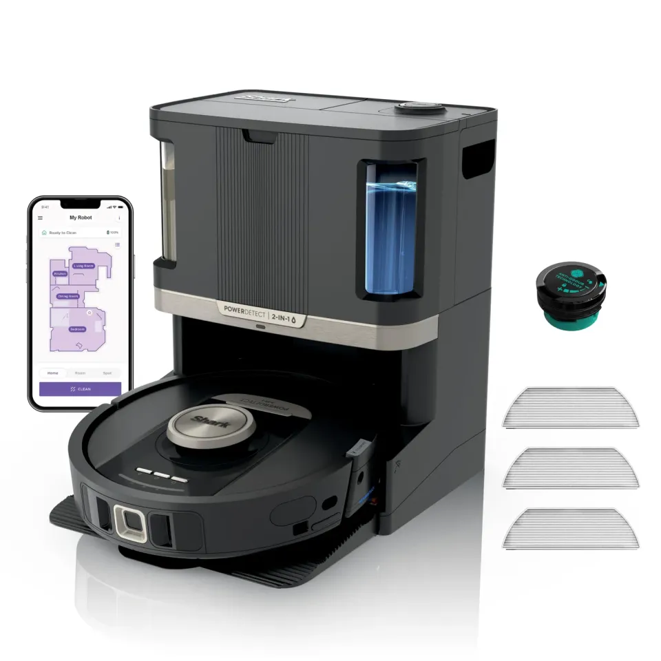 Shark PowerDetect NeverTouch Pro robot aspirapolvere nero 60 giorni