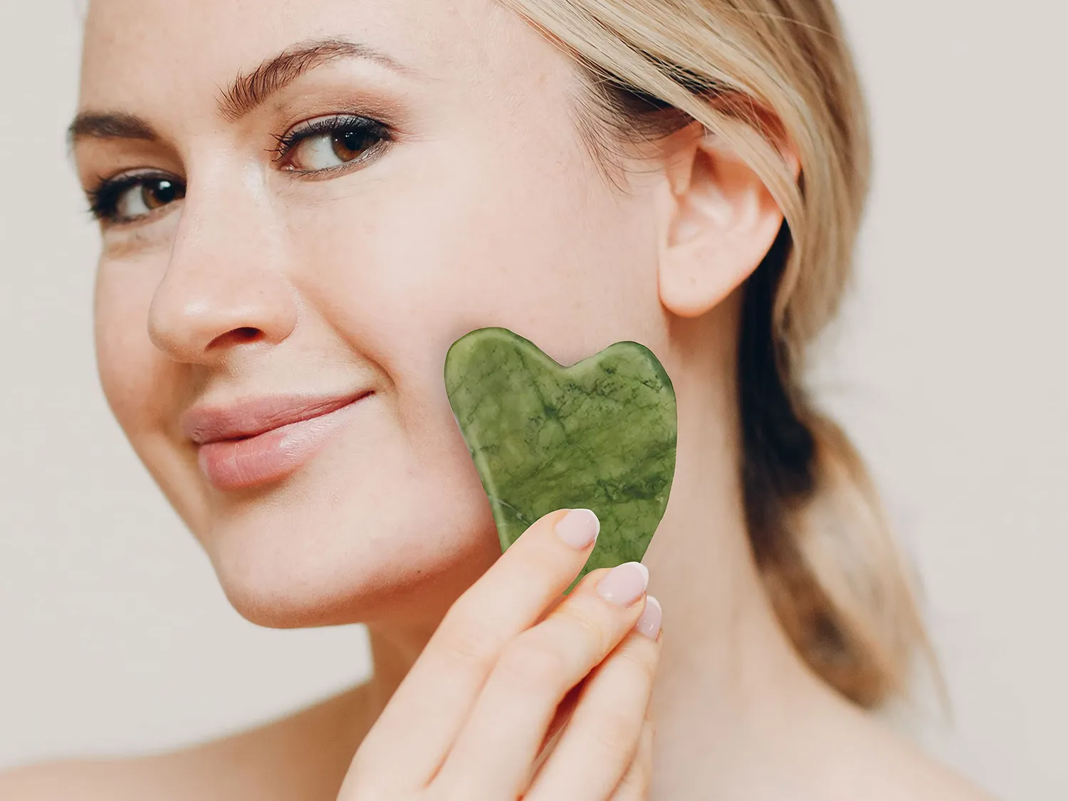 Beper C301ABE101 Rullo Gua Sha Giada Verde