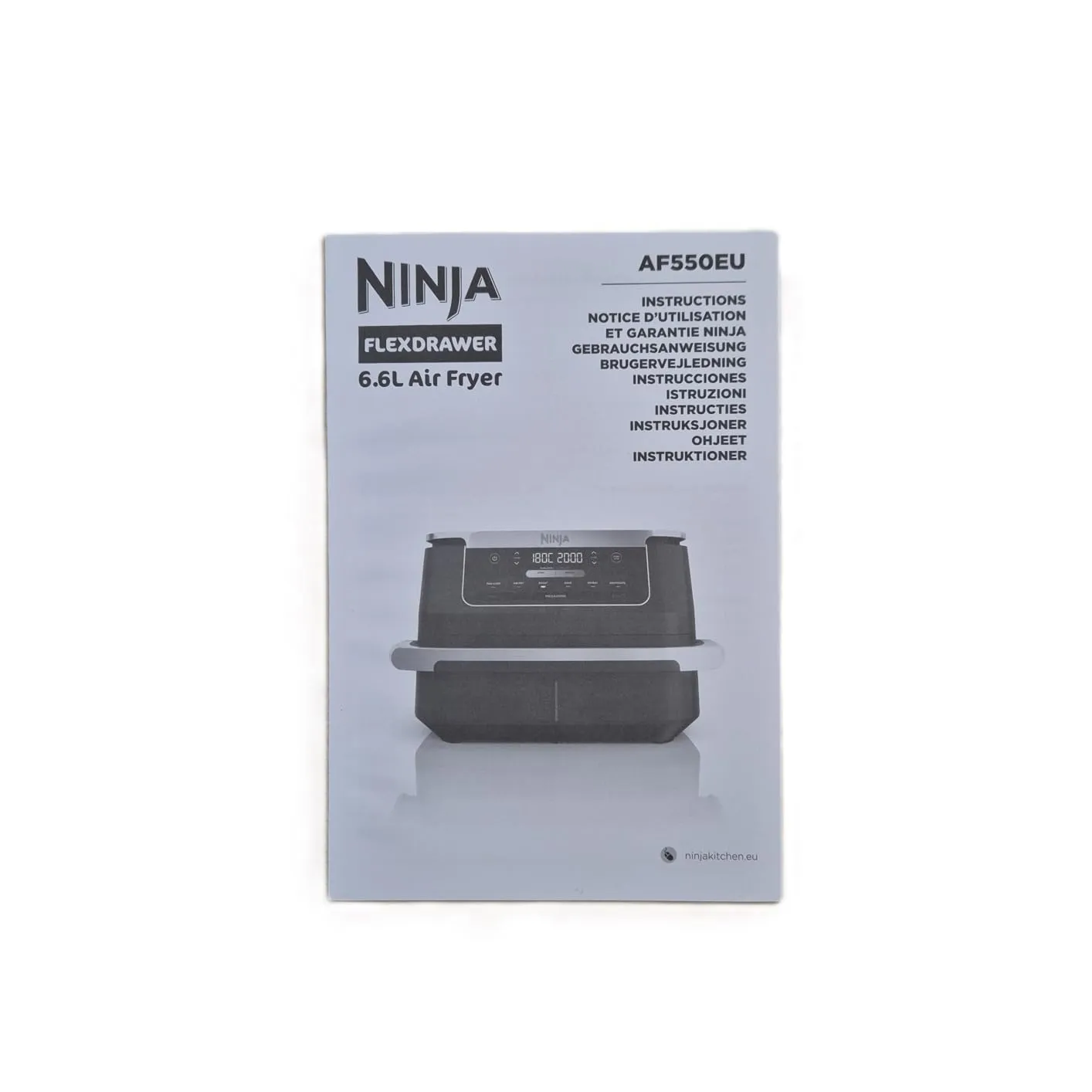 Ninja FlexDrawer Friggitrice ad Aria 6,6L Nera