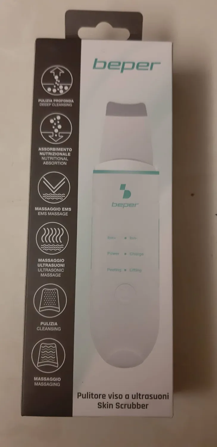 Beper P302VIS003 pulizia viso ultrasuoni 4 funzioni ionico