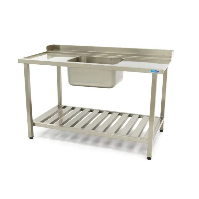 Maxima tavolo entrata lavastoviglie lavello sinistra 1200 inox