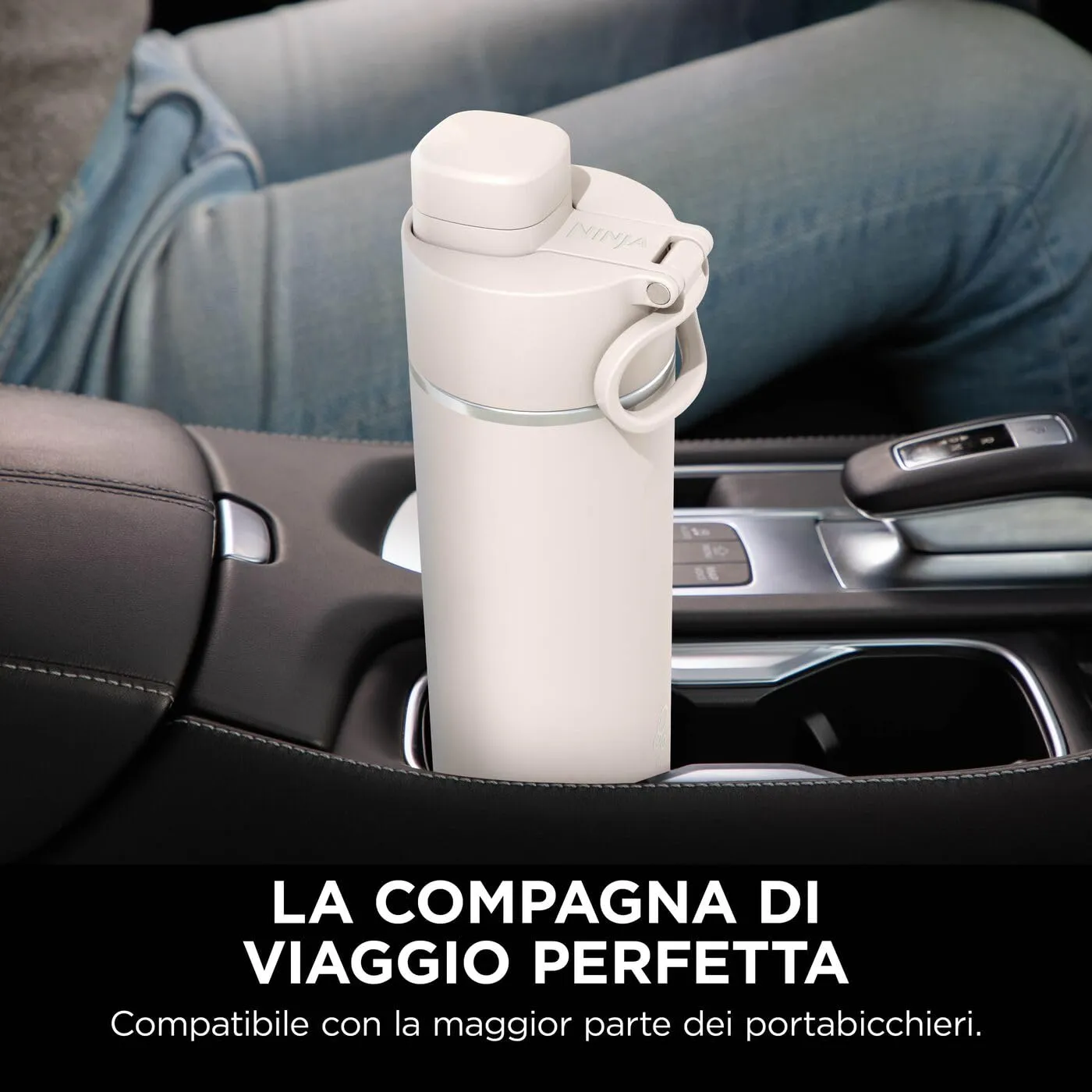 Ninja Thirsti DW2401EUUKST Borraccia Termica 700 ml Sabbia