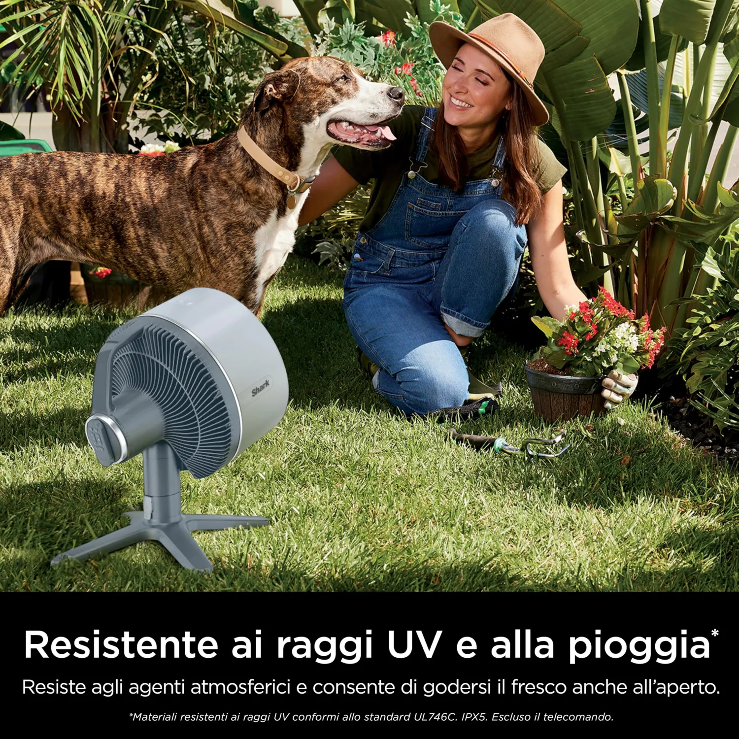 Shark FlexBreeze TableMate FA150EU Ventilatore 24h Nebbia