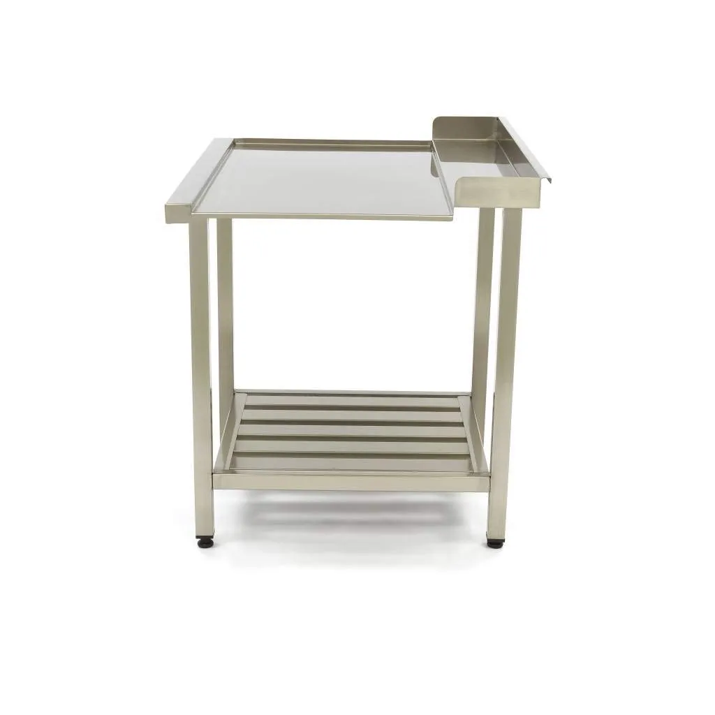 Maxima tavolo per lavastoviglie inox 120x75 cm sinistro