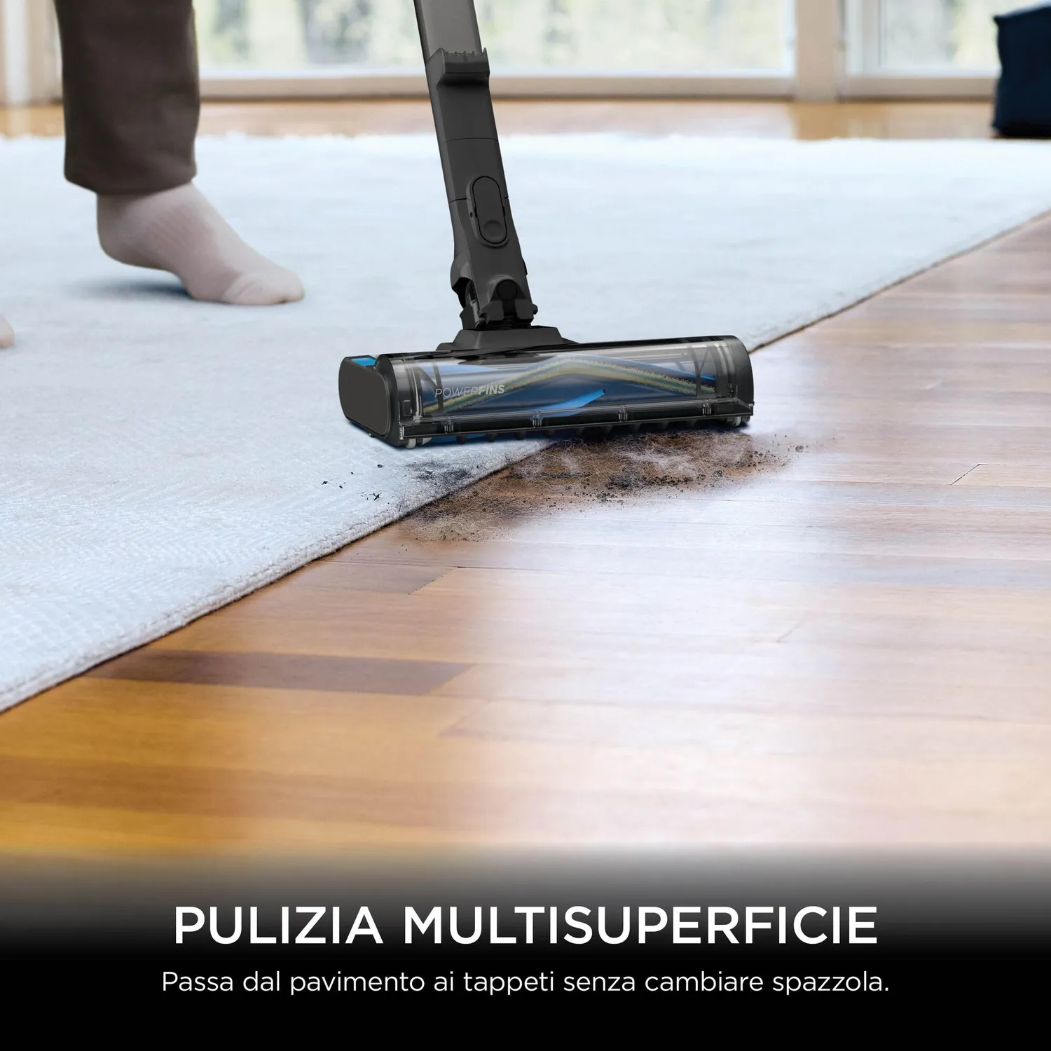 Shark PowerPro Aspirapolvere Senza Filo Blu Standard 50Min