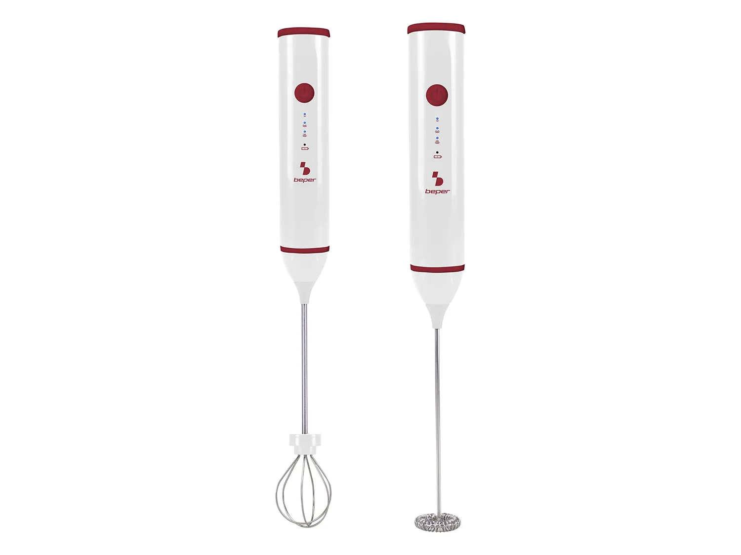 Beper P102SBA008 Montalatte Elettrico USB 3 Velocità Rosso