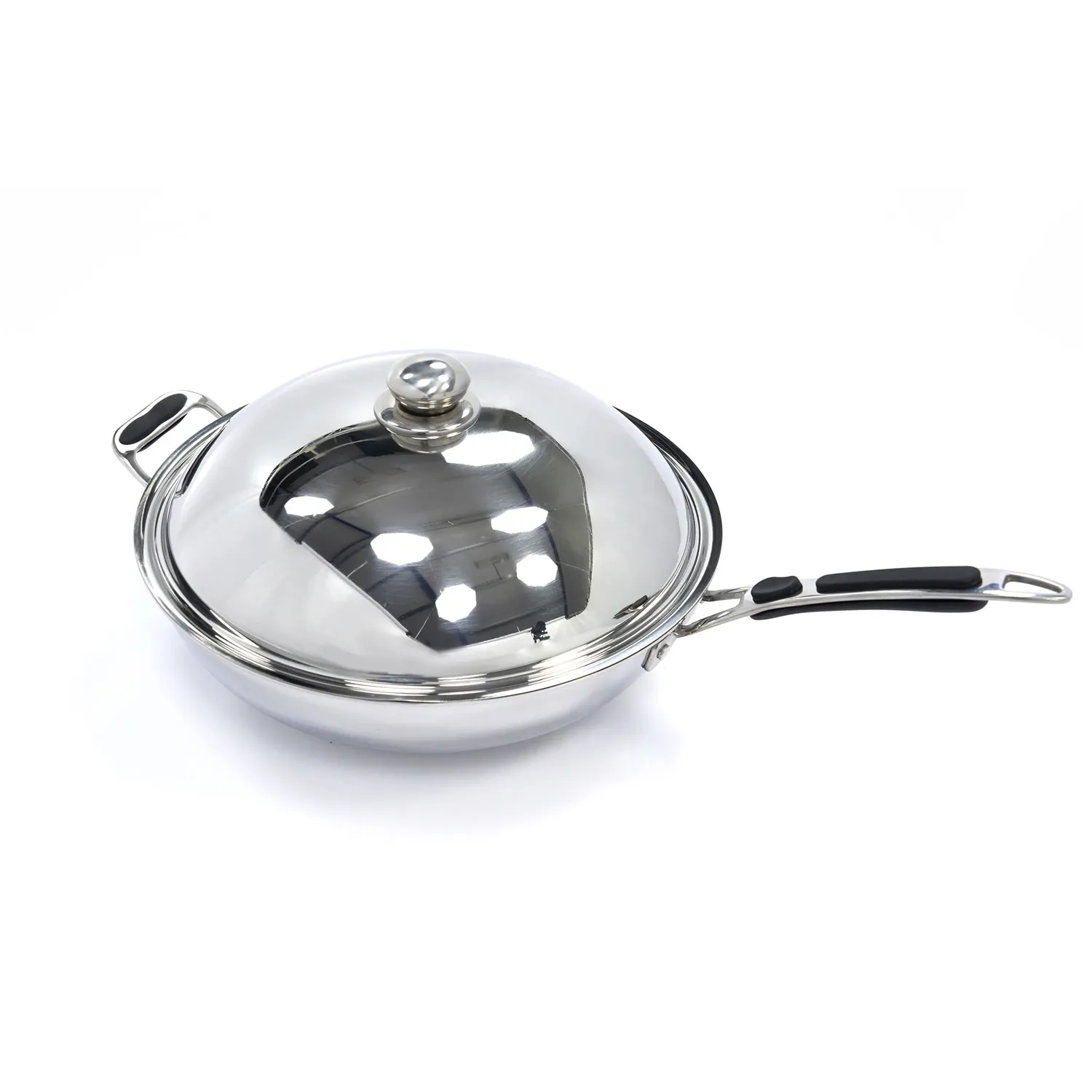 Maxima Padella Wok Ø36 cm Inox per Induzione