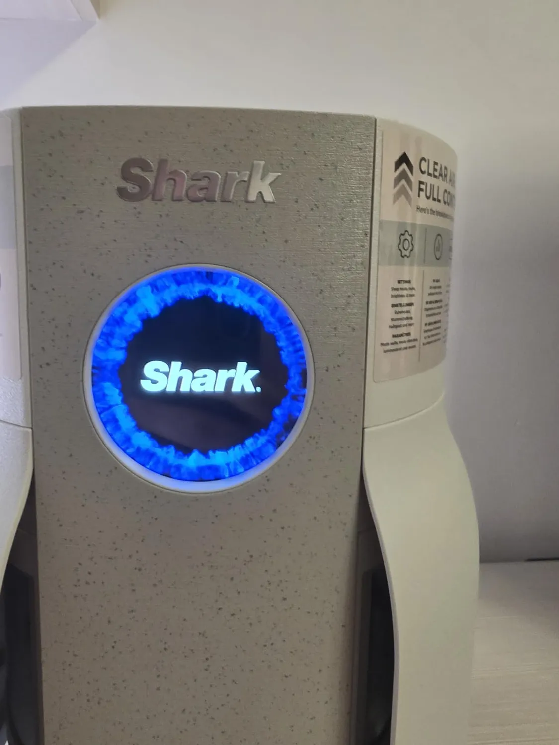 Shark BreatheClear HP062EU purificatore aria tortora HEPA