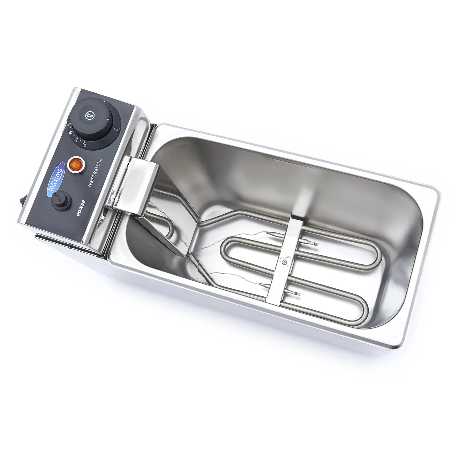 Pizza Maxima cuocipasta elettrico 2x2 litri 2 cestini inox