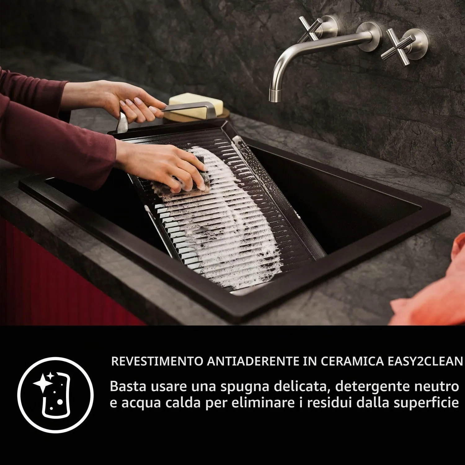 AEG A9HHPG11 Plancha Grill 2.0 piastra ceramica