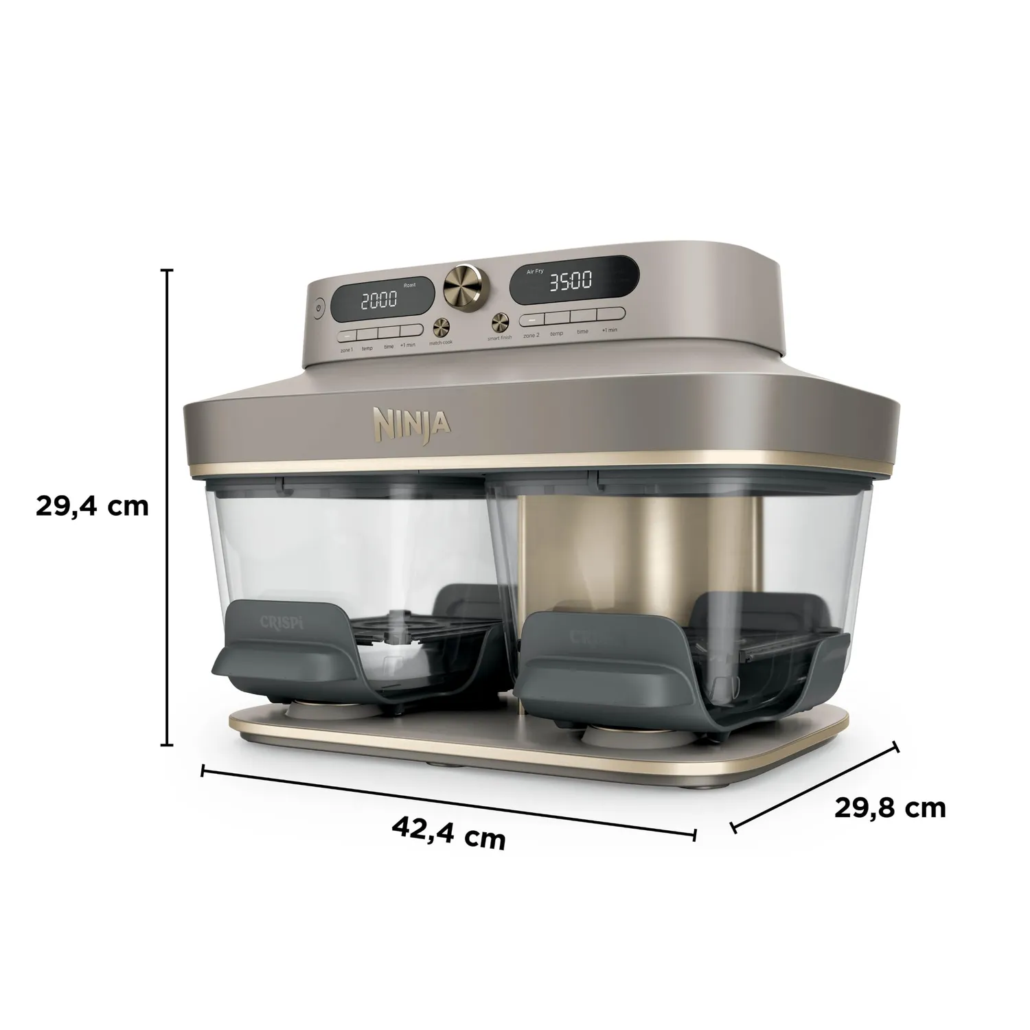 Ninja CRISPi DD103EUSD1 friggitrice vetro oro 7,6L