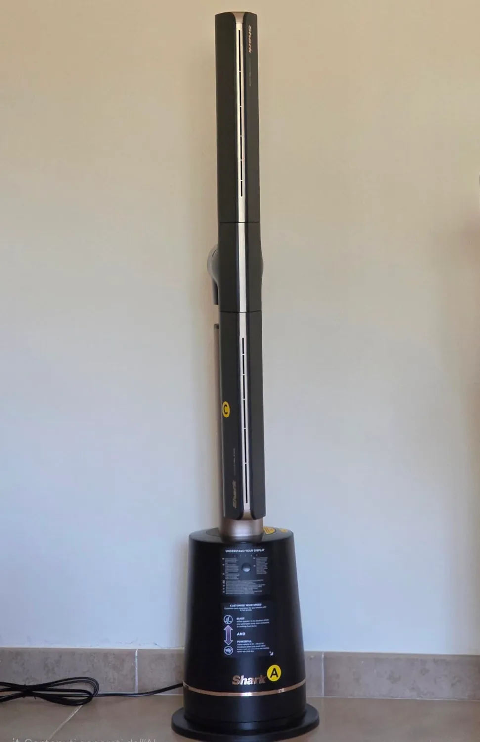 Shark TurboBlade TF200 Ventilatore senza Pale Nero silenzioso