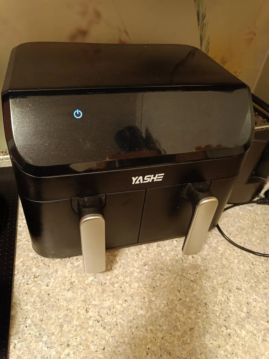 YASHE Friggitrice ad Aria Doppio Cestello 9L 8 programmi