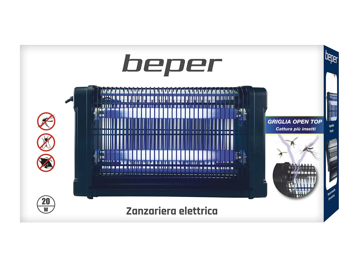 Beper P206ZAN020 zanzariera elettrica UV 20W