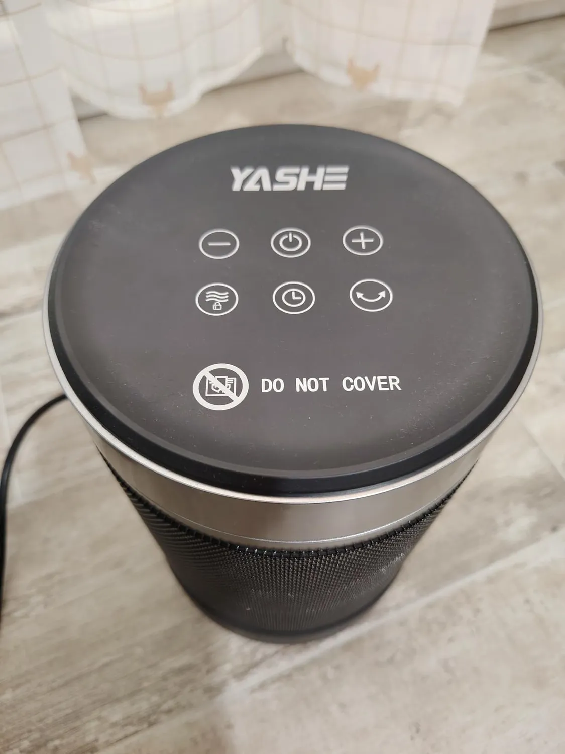Yashe stufetta elettrica 1500W silenziosa con telecomando