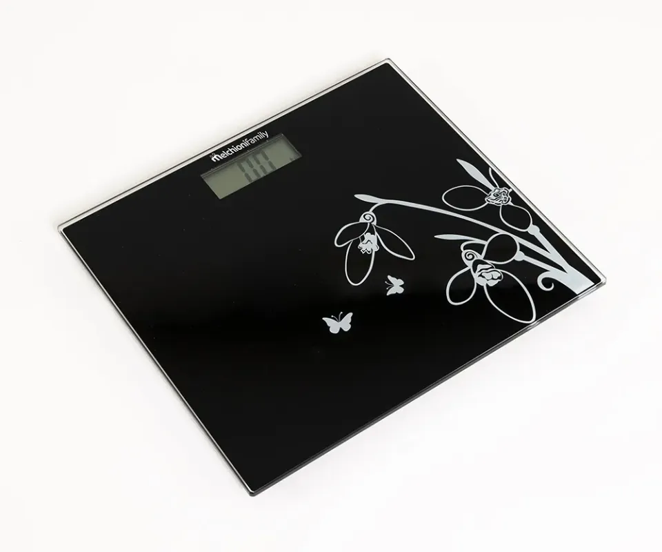 Melchioni Family Flat Bilancia Pesapersone Digitale 150kg Nera