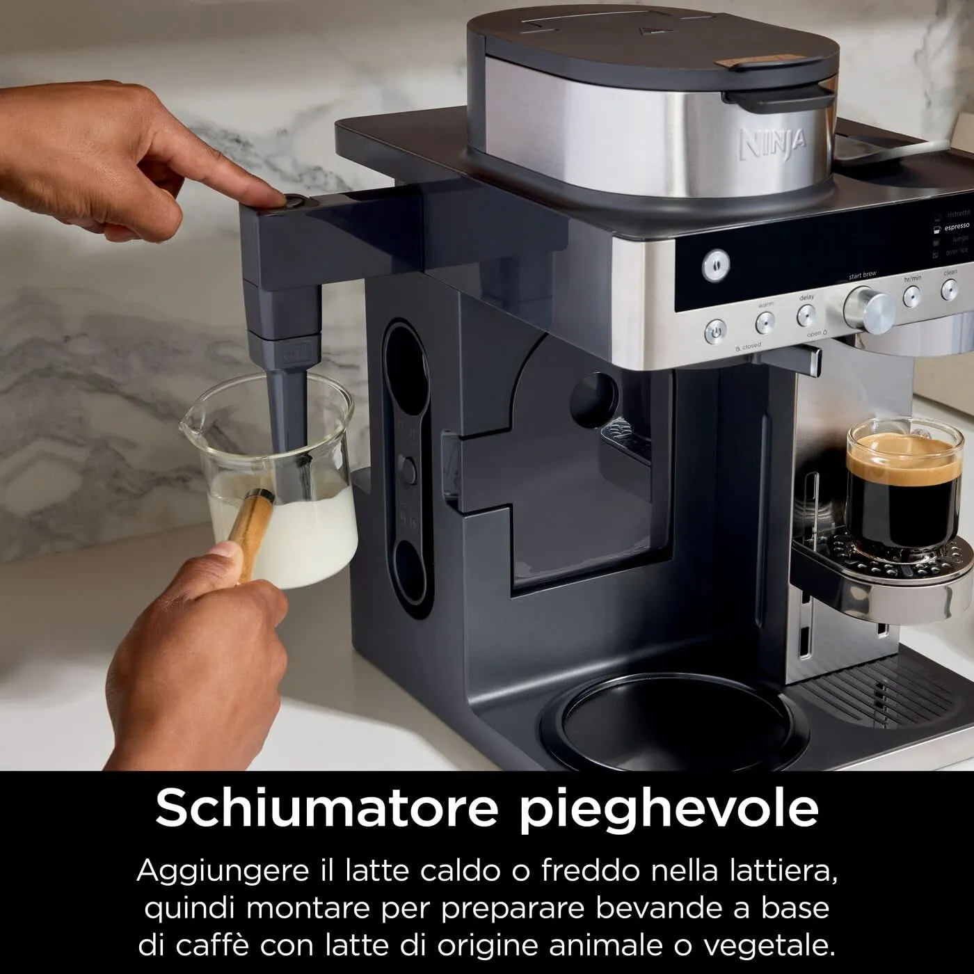 Ninja Prestige DualBrew macchina caffè capsule nero