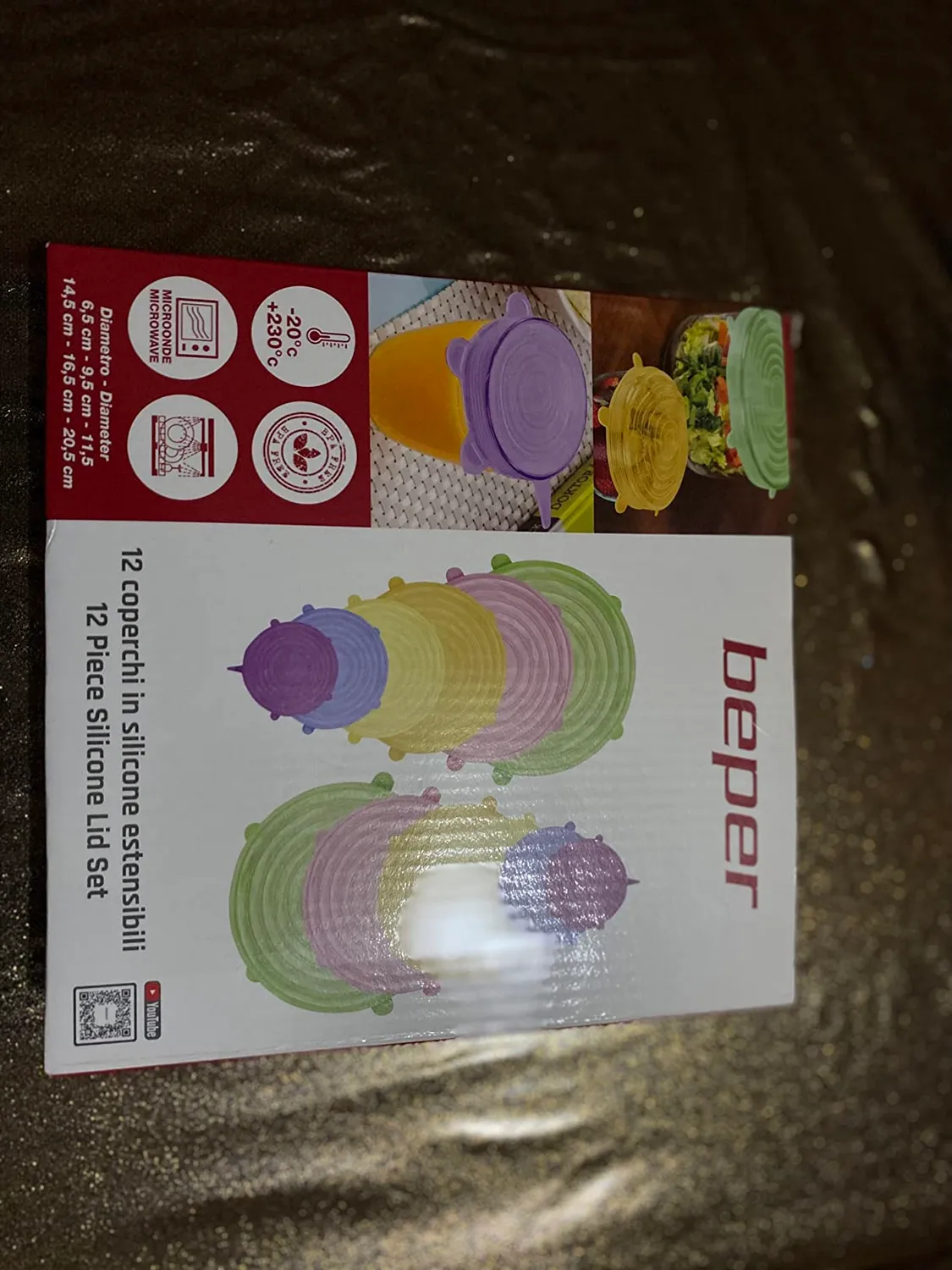 Beper C102COC101 coperchi silicone 12 pezzi ermetici