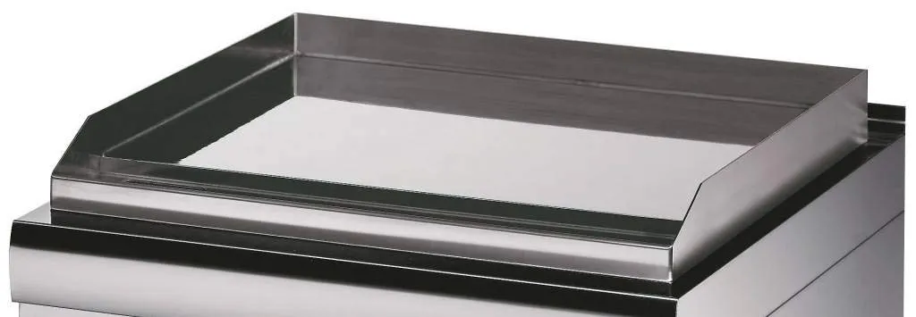 Maxima Heavy Duty piastra elettrica doppia cromata 800x700
