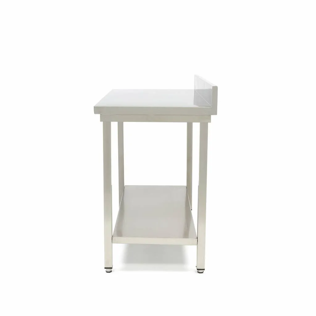 Maxima Tavolo Acciaio Inox 160x60 cm Alzatina Regolabile